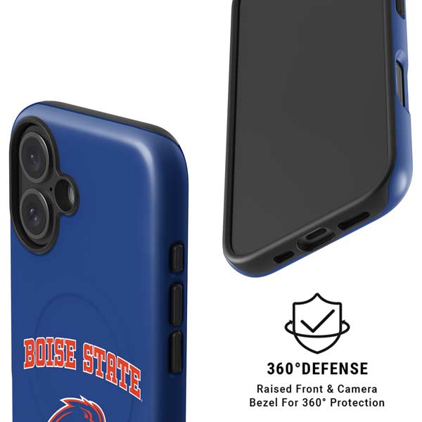 Boise State University Collegiate Text iPhone 17 Magsafe Impact Case