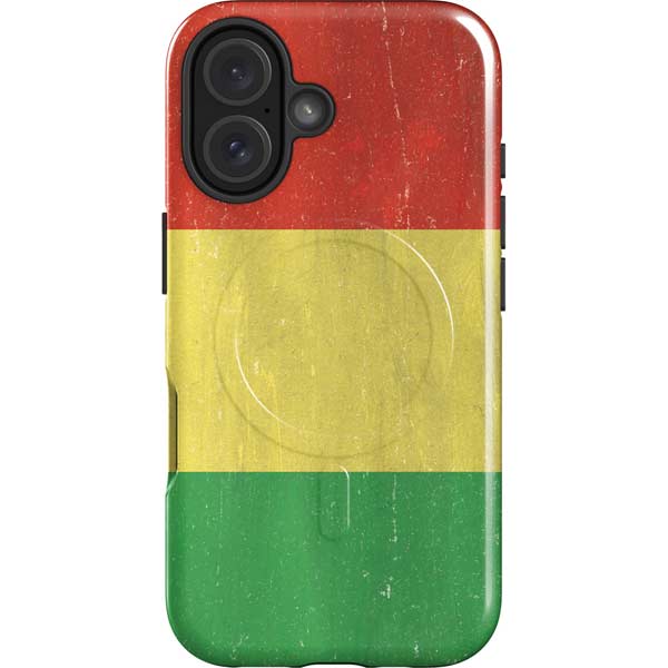 Bolivia Flag Distressed iPhone 16 Plus Magsafe Impact Case