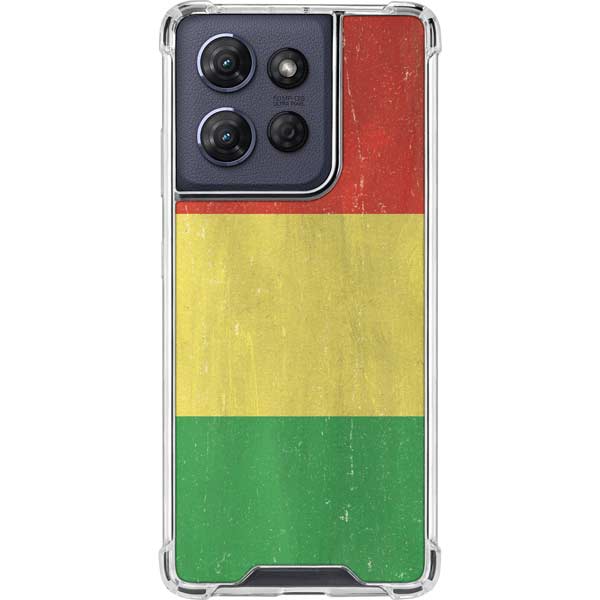 Bolivia Flag Distressed Moto G Play 5G (2025) Clear Case
