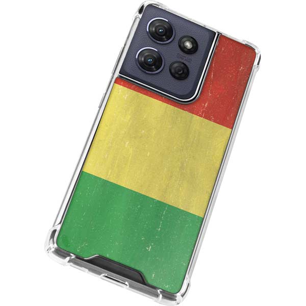 Bolivia Flag Distressed Moto G Play 5G (2025) Clear Case