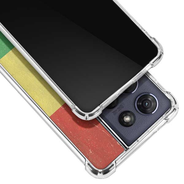 Bolivia Flag Distressed Moto G Power 5G (2025) Clear Case