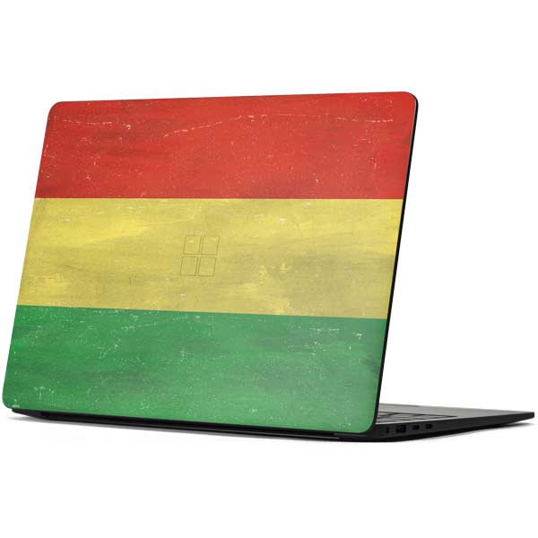 Bolivia Flag Distressed Surface Laptop 7 15in Skin