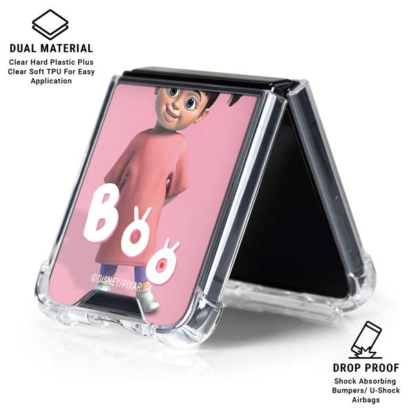Disney Monsters Inc. Boo Portrait Galaxy Z Flip7 Clear Case