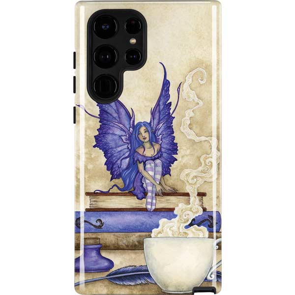 Bookworm Fairy by Amy Brown Galaxy Cases