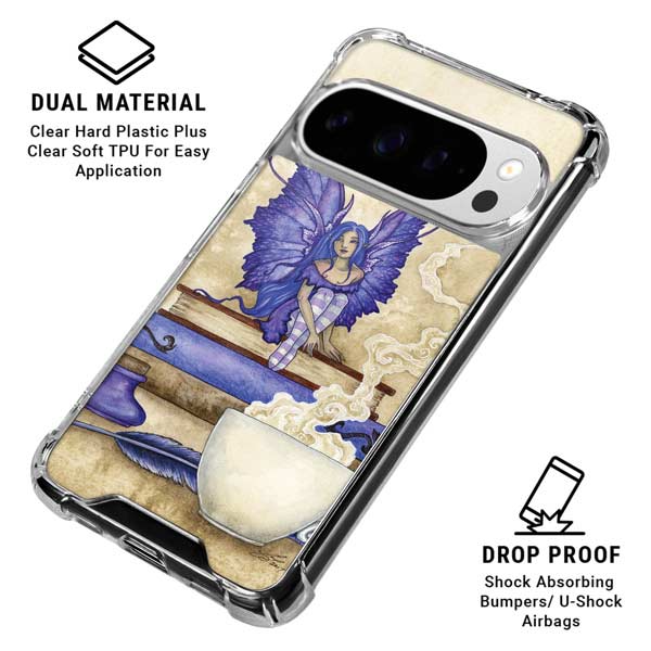 Bookworm Fairy by Amy Brown Google Pixel 10 Pro XL Clear Case
