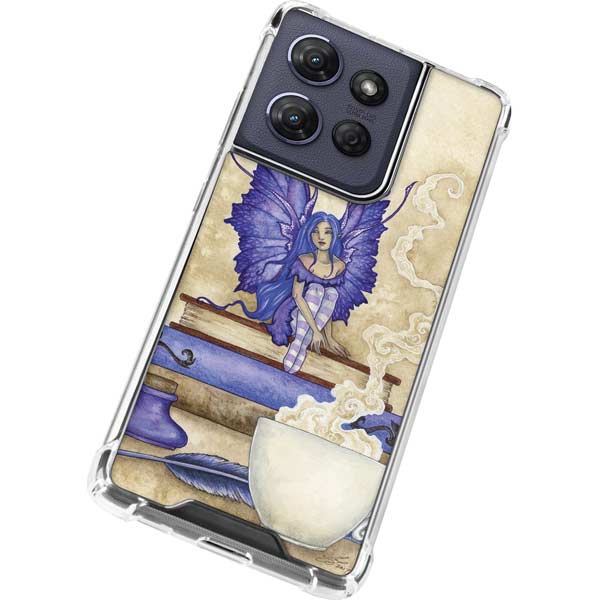 Bookworm Fairy by Amy Brown Moto G Play 5G (2025) Clear Case