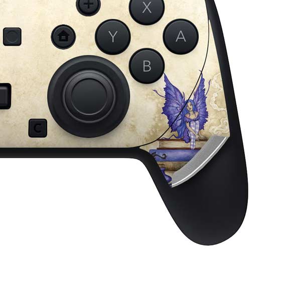 Bookworm Fairy by Amy Brown Nintendo Switch 2 (2025) Pro Controller Skin