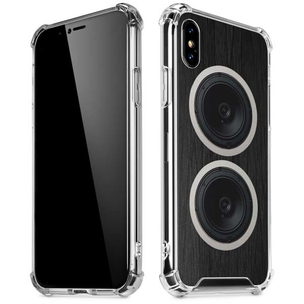 Boom Box Speakers iPhone X/XS Clear Case