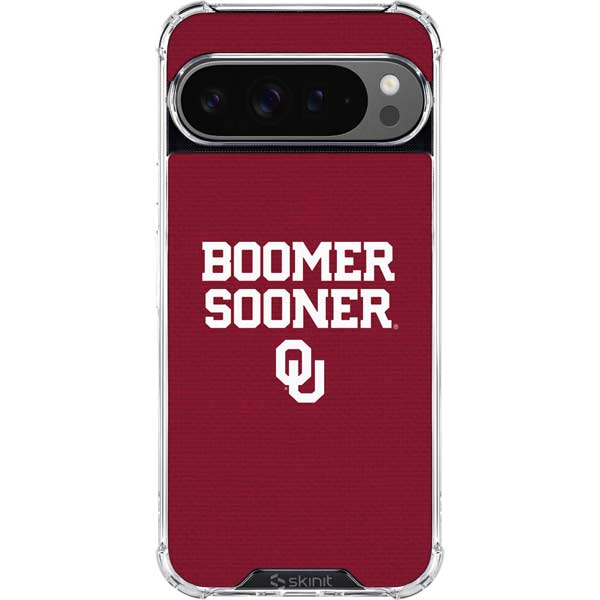 University of Oklahoma Boomer Sooner Google Pixel 10 Pro XL Clear Case