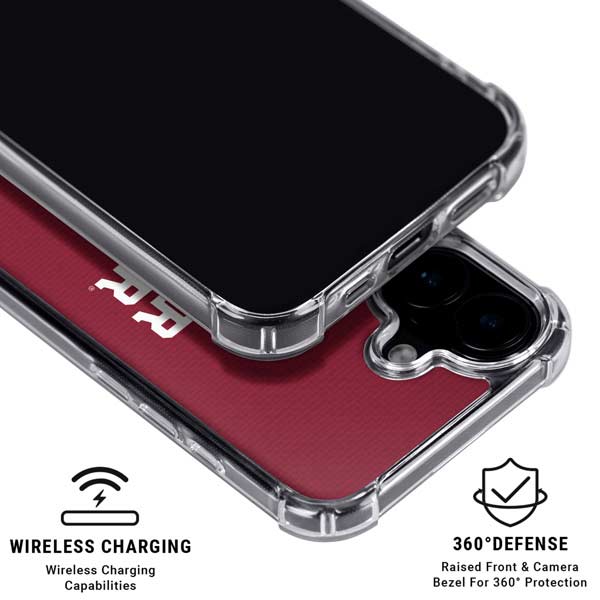 University of Oklahoma Boomer Sooner iPhone 17 Clear Case