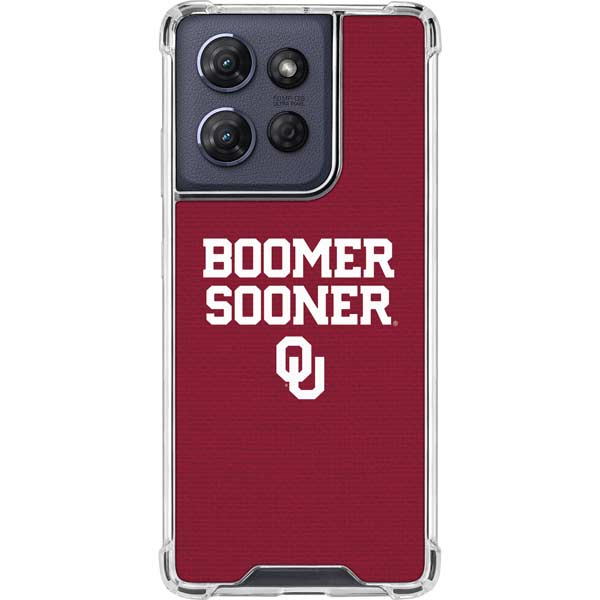University of Oklahoma Boomer Sooner Moto G Play 5G (2025) Clear Case