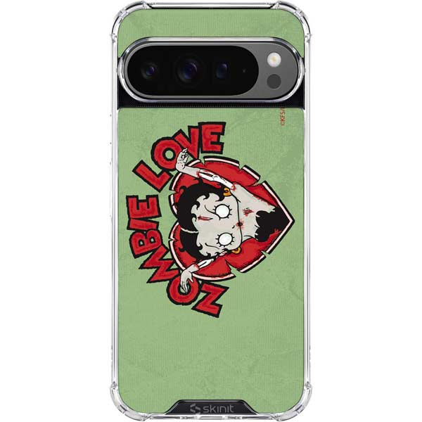 Betty Boop Zombie Love Google Pixel 10 Pro XL Clear Case