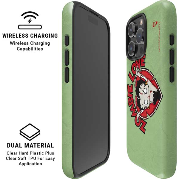 Betty Boop Zombie Love iPhone 16 Pro Max Magsafe Impact Case