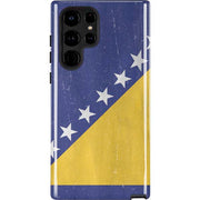 Bosnia and Herzegovina Flag Distressed Galaxy Cases