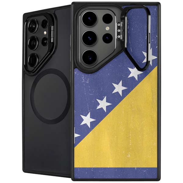 Bosnia and Herzegovina Flag Distressed Galaxy Cases