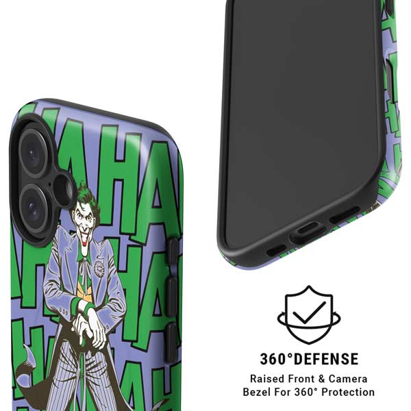 DC Comics The Joker Vintage pose pattern iPhone 16 Plus Magsafe Impact Case