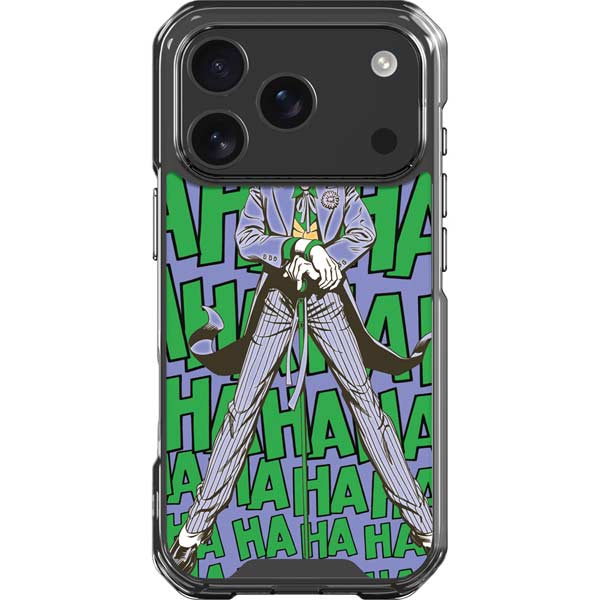 DC Comics The Joker Vintage pose pattern iPhone 17 Pro Clear Case