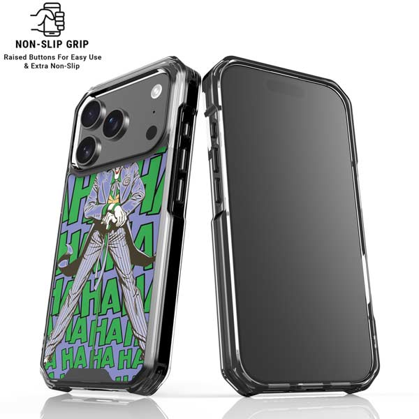 DC Comics The Joker Vintage pose pattern iPhone 17 Pro Clear Case