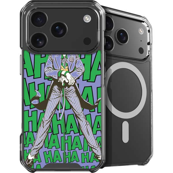 DC Comics The Joker Vintage pose pattern iPhone 17 Pro MagSafe Case