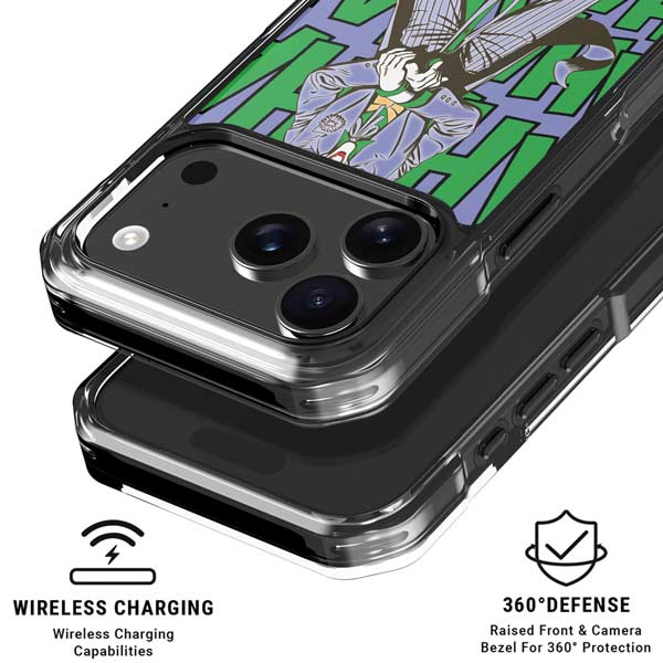 DC Comics The Joker Vintage pose pattern iPhone 17 Pro MagSafe Case