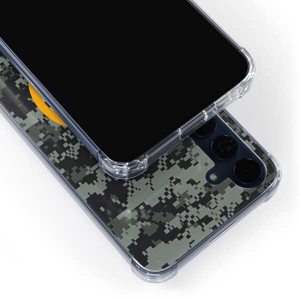 NHL Boston Bruins Camo Galaxy A35 5G Clear Case