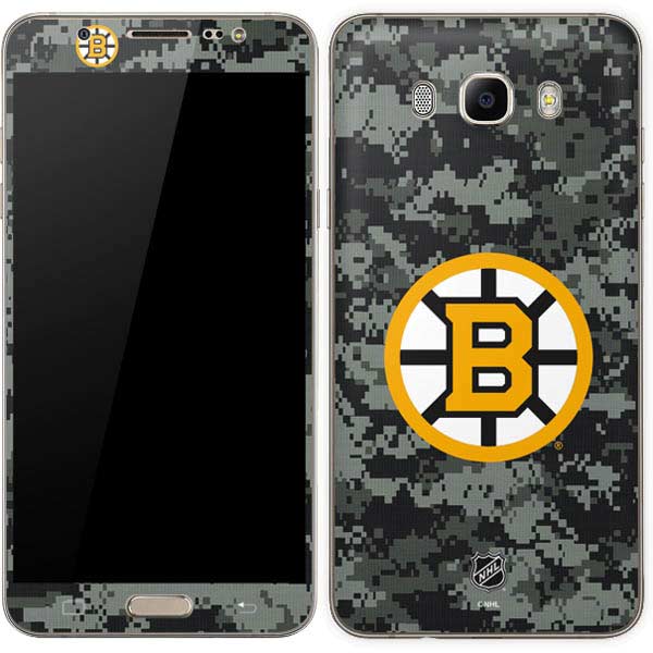 NHL Boston Bruins Camo Galaxy J7 Skin