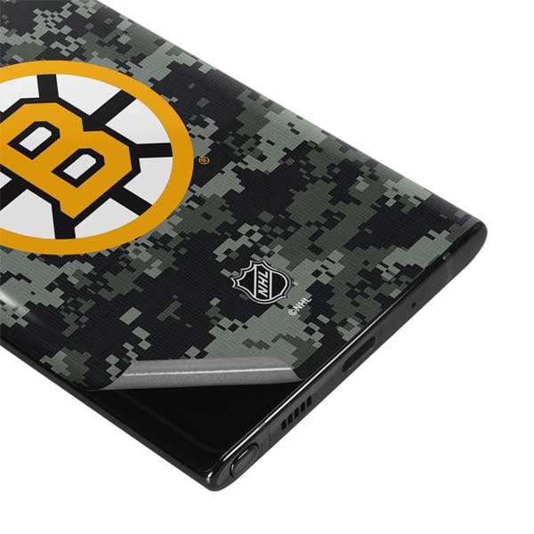 NHL Boston Bruins Camo Galaxy Note 10 Plus Skin