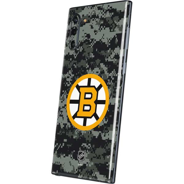 NHL Boston Bruins Camo Galaxy Note 10 Skin
