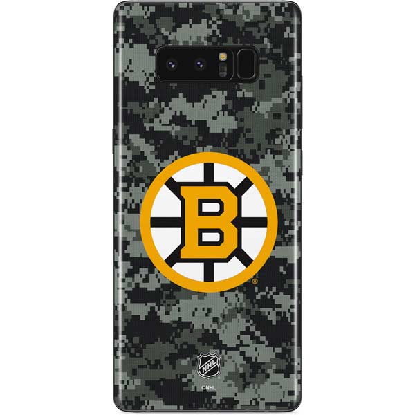 NHL Boston Bruins Camo Galaxy Note 8 Skin