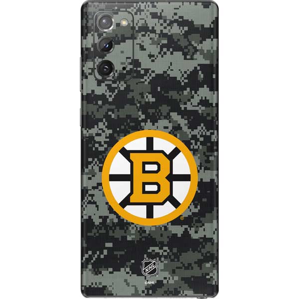 NHL Boston Bruins Camo Galaxy Note20 5G Skin