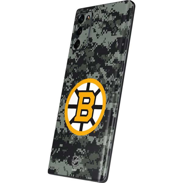 NHL Boston Bruins Camo Galaxy Note20 5G Skin