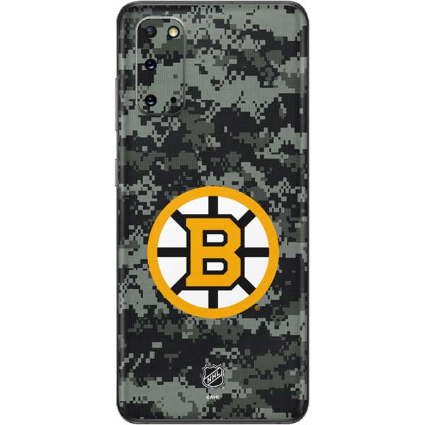 NHL Boston Bruins Camo Galaxy S20 Skin