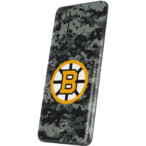NHL Boston Bruins Camo Galaxy S20 Skin