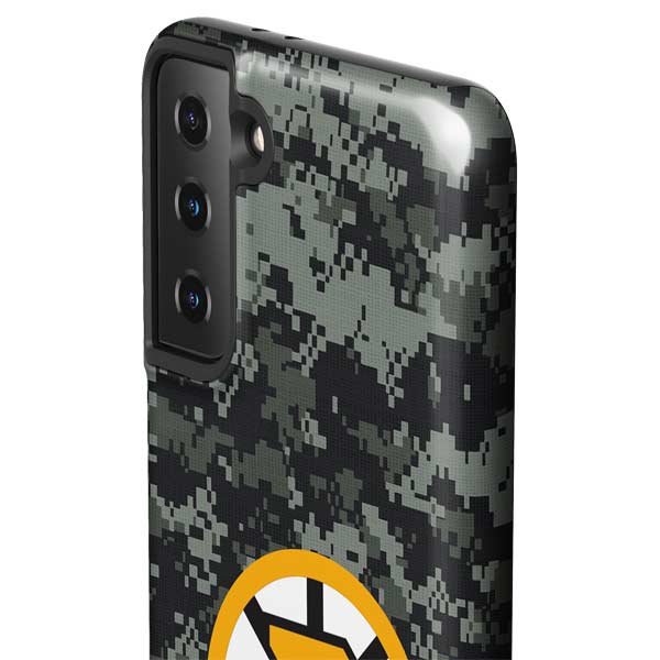 NHL Boston Bruins Camo Galaxy S21 Plus 5G Pro Case