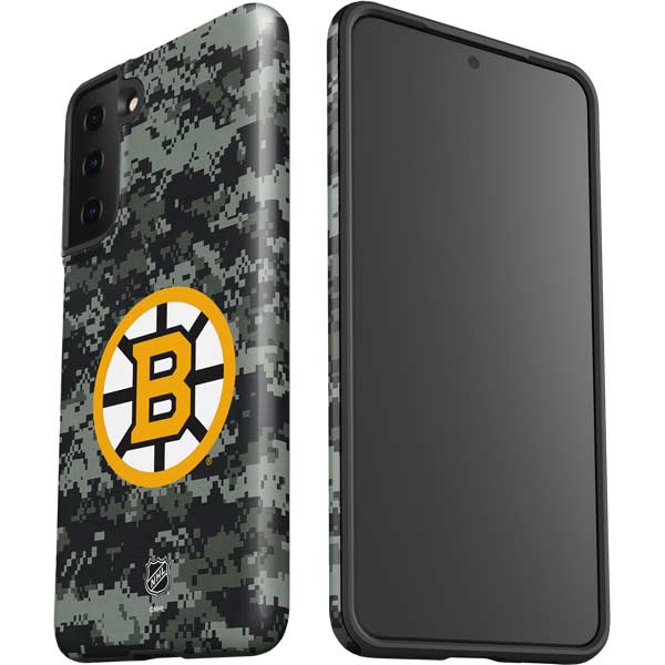 NHL Boston Bruins Camo Galaxy S21 Plus 5G Pro Case