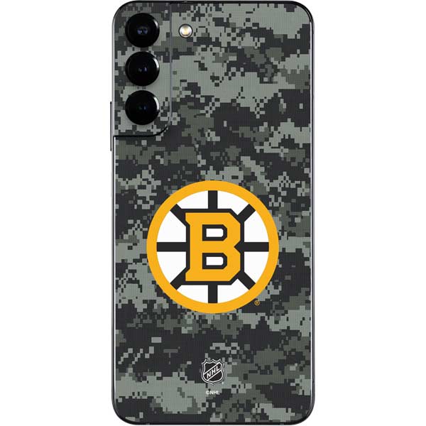 NHL Boston Bruins Camo Galaxy S22 Plus Skin