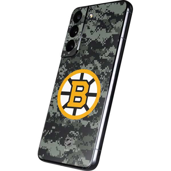 NHL Boston Bruins Camo Galaxy S22 Plus Skin