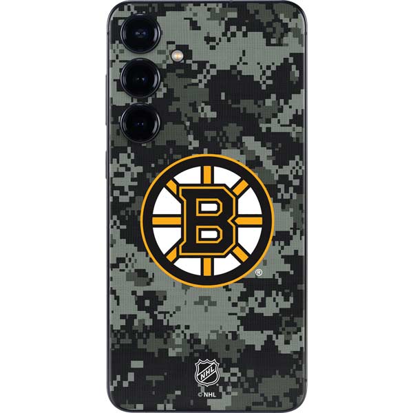 NHL Boston Bruins Camo Galaxy S25 Skin