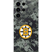 NHL Boston Bruins Camo Galaxy S24 Ultra Skin