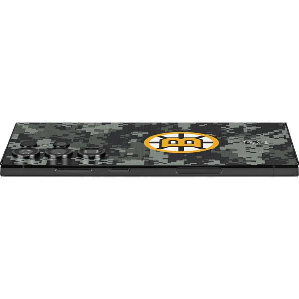 NHL Boston Bruins Camo Galaxy S24 Ultra Skin