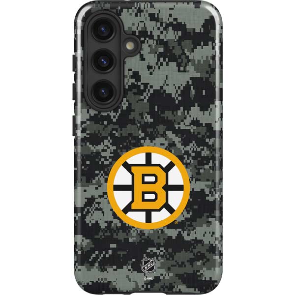 NHL Boston Bruins Camo Galaxy S25 Impact Case