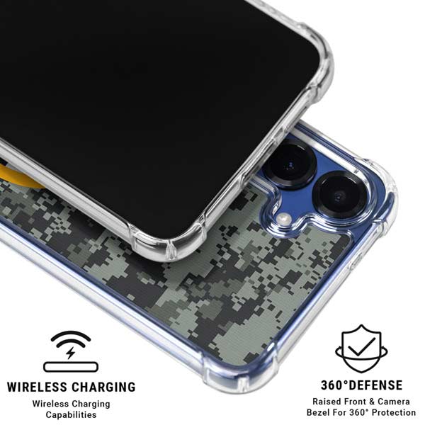 NHL Boston Bruins Camo Galaxy S25 Plus Clear Case