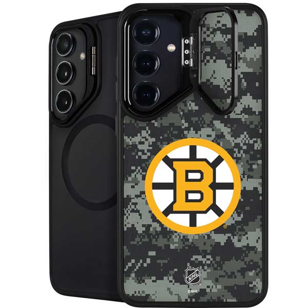 NHL Boston Bruins Camo Galaxy S26 Plus Kickstand Case