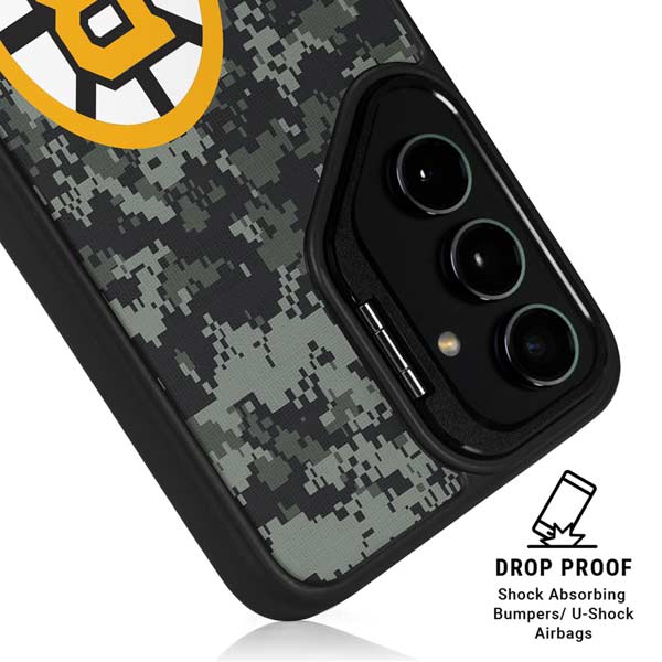 NHL Boston Bruins Camo Galaxy S26 Plus Kickstand Case