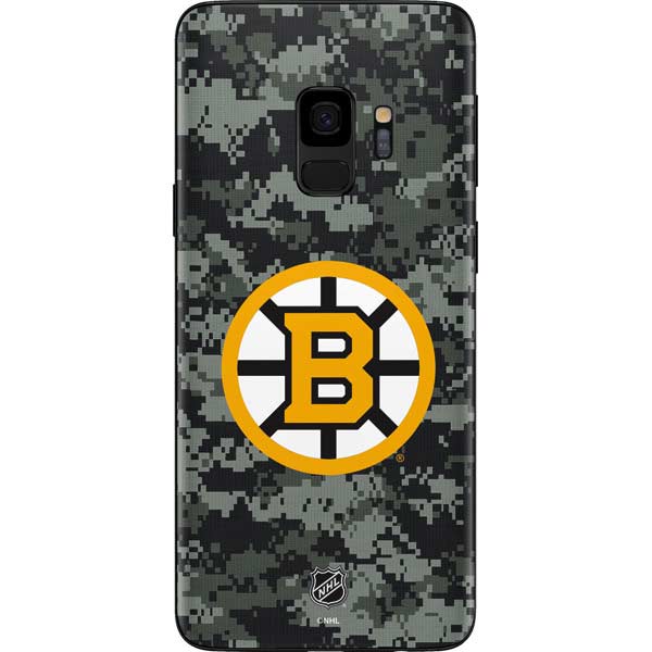 NHL Boston Bruins Camo Galaxy S9 Skin