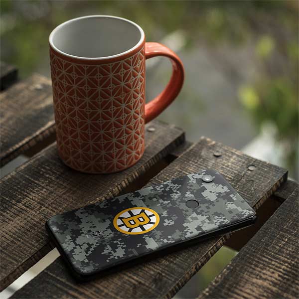 NHL Boston Bruins Camo Google Pixel 3a Skin