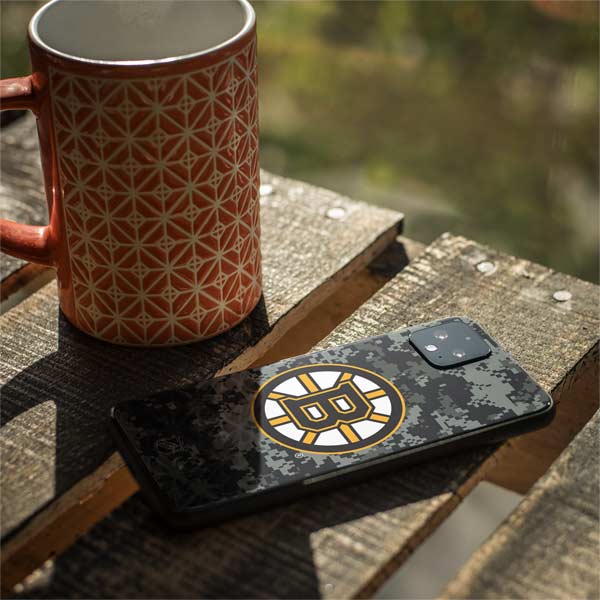NHL Boston Bruins Camo Google Pixel 4 Skin