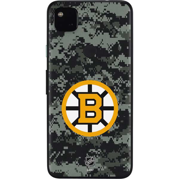 NHL Boston Bruins Camo Google Pixel 4a Skin