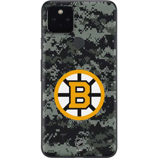 NHL Boston Bruins Camo Google Pixel 5a Skin