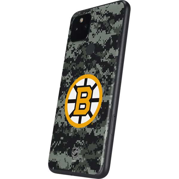 NHL Boston Bruins Camo Google Pixel 5a Skin